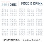 big collection of linear icons. ... | Shutterstock .eps vector #1331762114