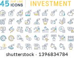 set of vector line icons of... | Shutterstock .eps vector #1396834784