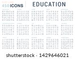 collection of line icons of... | Shutterstock . vector #1429646021