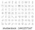 set of line icons of summer for ... | Shutterstock . vector #1441257167