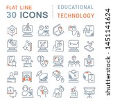 set of line icons of... | Shutterstock . vector #1451141624