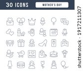 mother's day. collection of... | Shutterstock .eps vector #1917211307