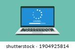 system software update and... | Shutterstock .eps vector #1904925814