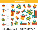 how many christmas present... | Shutterstock .eps vector #1839336997