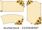 sunflower plant flower nature... | Shutterstock .eps vector #2153448587