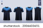 t shirt mockup or sport shirt... | Shutterstock .eps vector #2006603651