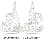 a set of contour illustrations... | Shutterstock .eps vector #1951064044