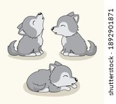 Wolf Cartoon Cute Illustrations ...