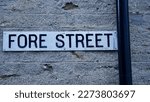 A Street Sign In The City Of...