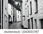 Small photo of Polperro, Cornwall, England UK, July 07 2022: Whitewashed walls and narrow streets with steep inclines typify this ancient smugglers village in Cornwall