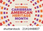 caribbean american heritage... | Shutterstock .eps vector #2141448807