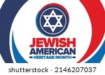 jewish american heritage month. ... | Shutterstock .eps vector #2146207037