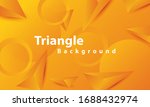 abstract triangle background.... | Shutterstock .eps vector #1688432974