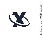 letter x logo initial with... | Shutterstock .eps vector #2103567491