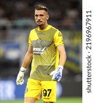 Small photo of MILAN, ITALY - August 30, 2022: Andrei Radu looks on during the Serie A 2022-2023 INTER v CREMONESE at San Siro Stadium.