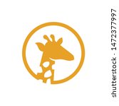 Giraffe Logo Icon Vector....