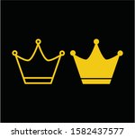 Crown Icon Vector Logo Template ...