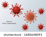 new coronavirus. covid virus 19 ... | Shutterstock .eps vector #1680648091