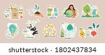 ecology colorful stickers... | Shutterstock .eps vector #1802437834