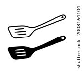 spatula icon in trendy flat... | Shutterstock .eps vector #2008164104