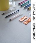 Small photo of Opiate materials for drug consumption under controlled surroundings for help