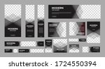 set of creative web banners of... | Shutterstock .eps vector #1724550394