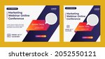 marketing strategies live... | Shutterstock .eps vector #2052550121