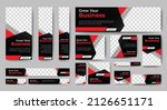 set of corporate web banners of ... | Shutterstock .eps vector #2126651171