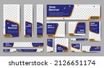 business banner design web... | Shutterstock .eps vector #2126651174