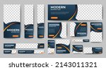 modern banner design web... | Shutterstock .eps vector #2143011321