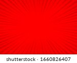 Abstract Comic Red Background...