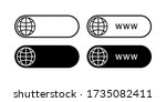 global search web icon button.... | Shutterstock .eps vector #1735082411