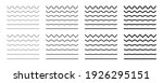 wave line and wavy zigzag lines.... | Shutterstock .eps vector #1926295151