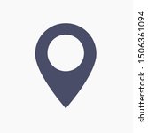 location  map icon vector... | Shutterstock .eps vector #1506361094