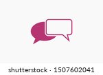 chat  talk icon vector... | Shutterstock .eps vector #1507602041