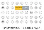 emotions emoji set 42 icons... | Shutterstock .eps vector #1658117614