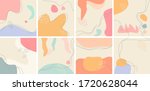    set of eight abstract... | Shutterstock .eps vector #1720628044
