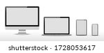 set of compute  laptop ... | Shutterstock .eps vector #1728053617