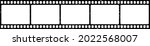 grunge film strips retro cinema ... | Shutterstock .eps vector #2022568007
