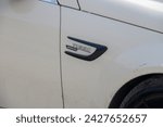Small photo of Gizelyurt Cyprus 02.08.2024 front fender and headlight fender of a Mercedes car 2
