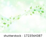 background of glittering leaves ... | Shutterstock .eps vector #1723564387