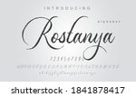 rostanya font. elegant alphabet ... | Shutterstock .eps vector #1841878417