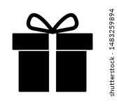 illustration of gift box icon... | Shutterstock .eps vector #1483259894