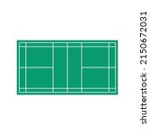badminton field icon. sports... | Shutterstock .eps vector #2150672031