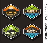 pastel color hunting logo design | Shutterstock .eps vector #1928114717