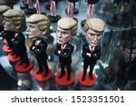Donald Trump doll display, souvenir for travelers