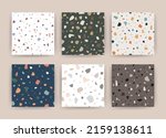 Set Of Terrazzo Patterns With...