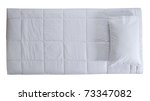 bedding. isolated | Shutterstock . vector #73347082