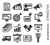 advertising icon set | Shutterstock .eps vector #379652734