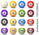 Collection Of Pool Balls 3d...